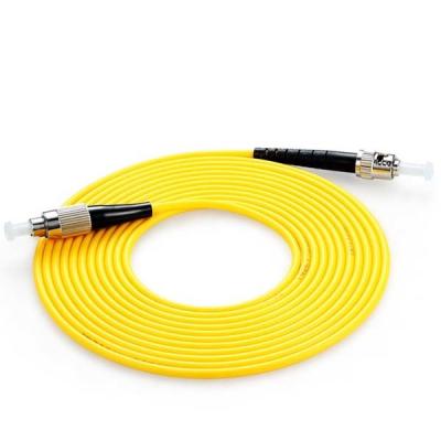 China FC-ST Patch Cord Pigtail Yellow Multiple Connection Points LSZH PVC Jacket for sale