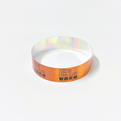 China Snap Closure Tyvek Paper Wristbands Bracelets Tear Resistant Lightweight for sale