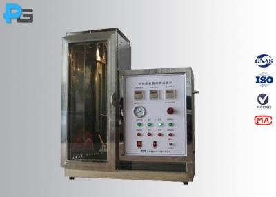 China Vertical Electrical Safety Test Equipment , Textiles Flammability Test Apparatus for sale