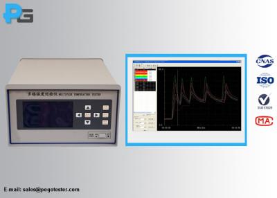 China Equipo de prueba del ambiente del termómetro del múltiplex de TP-X con el tipo termopares del software K en venta