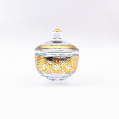 China Small Antique Glass Candy Bowls Handcrafted With 0.25L Capacity for sale