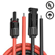 Weatherproof Solar Extension Cables