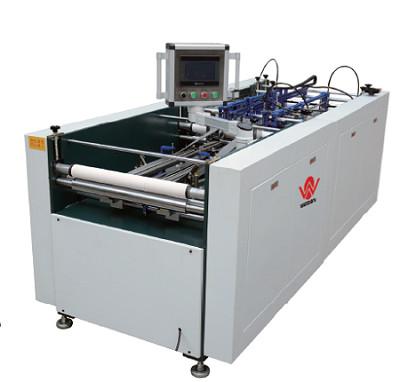 China Four Side Folding Machine / Semi Automatic Case Making Machine For Making Hard Case for sale