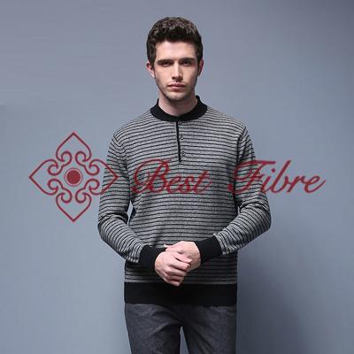 China Yak Half-zip O-neck pullover for sale