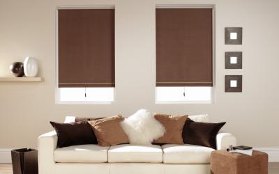 China Blackout roller blinds fabric  ready made roller blinds manual roller blinds  machanism for sale
