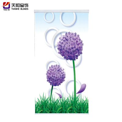 China home curtain 3D printed window blinds with FR functional Latest design for living room for sale