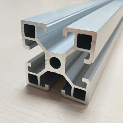 China Fine Metal Anodize Aluminum Spare Parts T Slot Extruded Frame Profile for sale