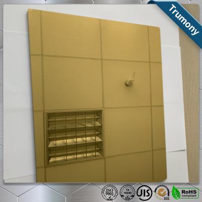 China High Strength Copper Composite Panel Brushed Mirror Bacteriostatic Decoration for sale