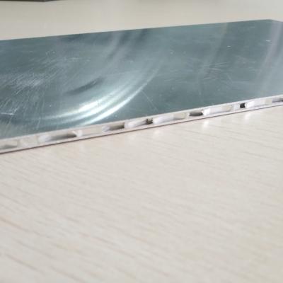 China Curtain Wall Fireproof Aluminum Sandwich Honeycomb Panels for Elevator Hull Car body for sale