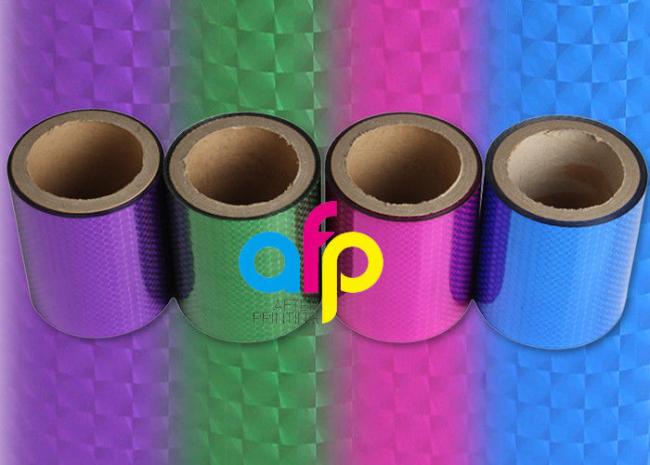 Holographic film application examples