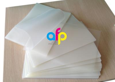 China Polyester 7 Mil Laminating Pouches , Transparent Glossy / Matte Laminating Pouches for sale