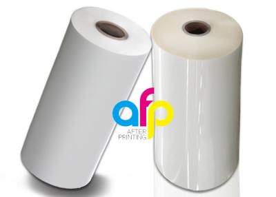China Strong Thermal Bonding Plastic Film Roll, Heat Melt Bopp Transparent Film Rolls for sale