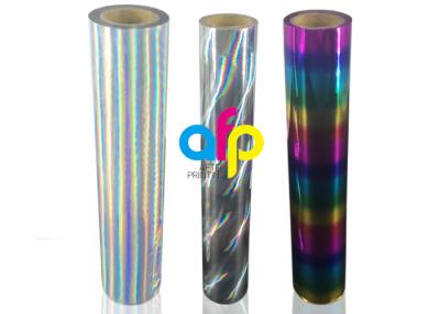 China Strong Adhesion Laser Holographic Rainbow Hot Stamping Foil For the Fabrics for sale