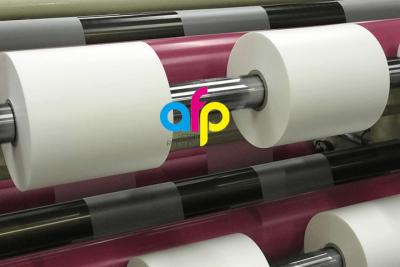 China 42 Dynes Double Corona Treatment Thermal Roll Matte Laminating Film for Hot Stamping and Spot UV for sale