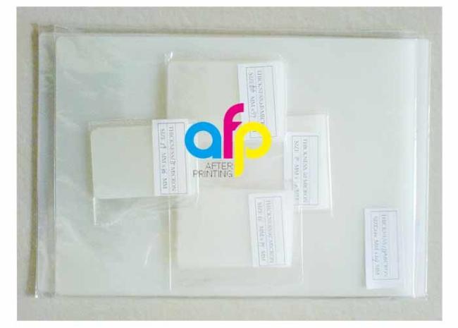 Pouch laminating film application process