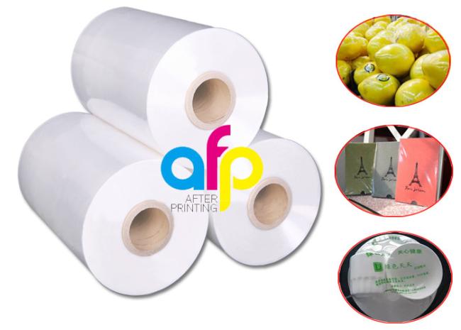 Various products packaged with POF shrink film