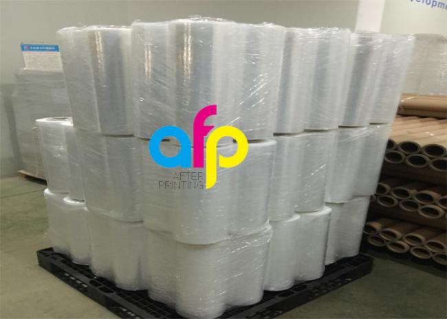 Packaging and shipping process of laminating film
