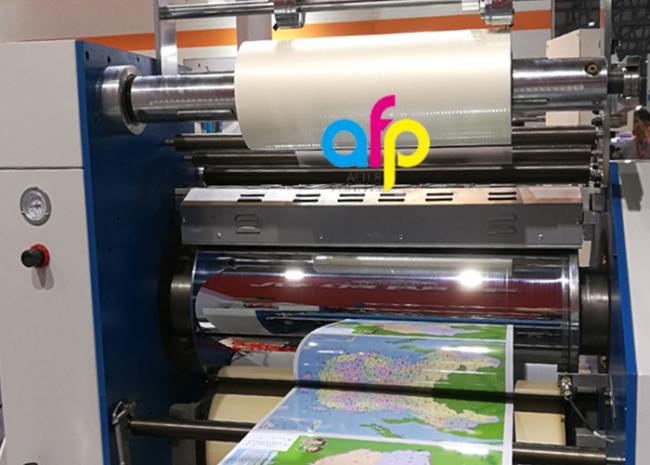PET Lamination Film application process