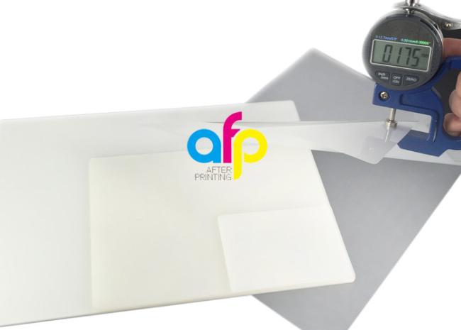 High Glossy PET Heat Pouch Laminating Film application example