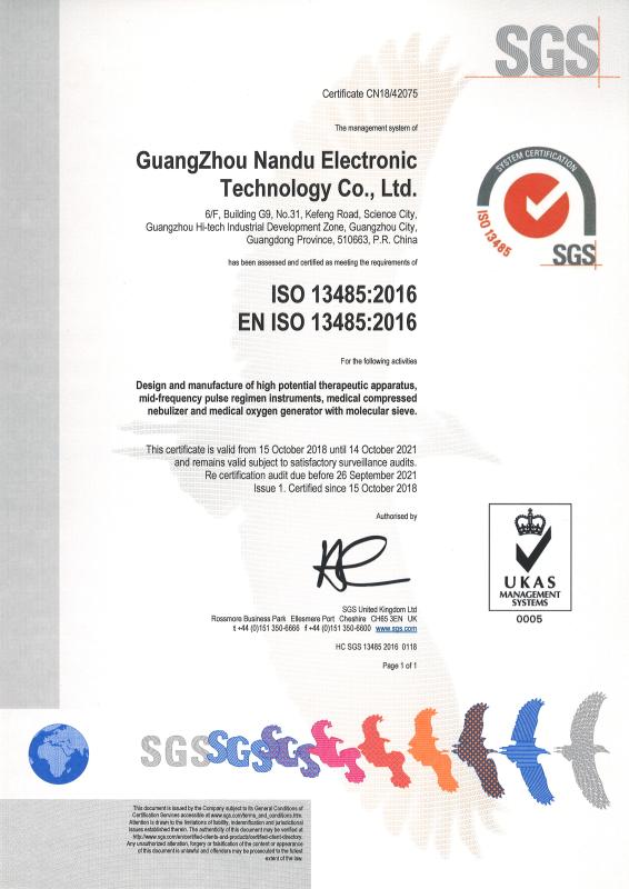 GuangZhou Nandu ElectronicTechnology Co., Ltd - Eco-Tech Suzhou Limited