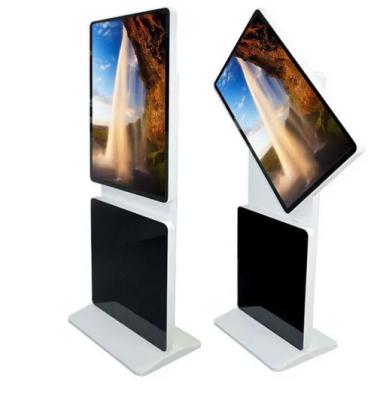 中国 サムスンは広告のための相互デジタル表記の床の立つ回転屋内LCDによって触れられるスクリーンにパネルをはめます 販売のため