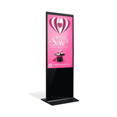 China Hot 43 inch floor standing vertical tv touch screen kiosk 4k indoor advertising player display screen for sale