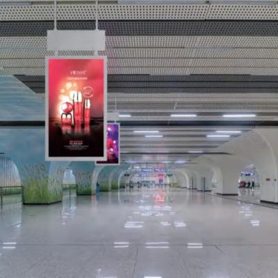 Китай Потолок Signage LCD цифров дела установил двойник Sidede цифрового дисплея LCD вися рекламирующ игрока для магазина продается