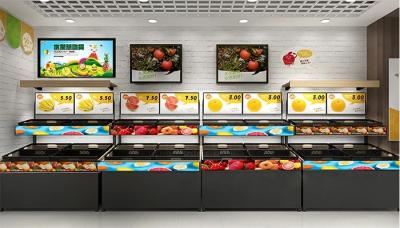 China 23.1 inch Stretched Bar Type Ultra Wide LCD ads Display Player on Supermarket Shelf for sale