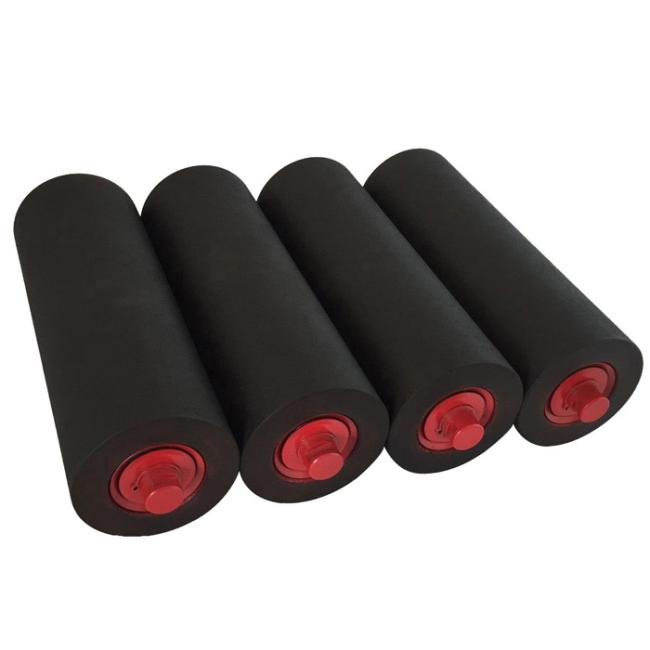 Guarante Six Months Customizable Black Dia 89mm Mining Conveyor Rollers