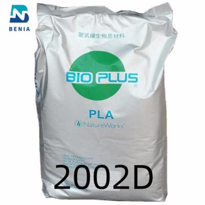 China NatureWorks PLA Biodegradable Material Pellets Ingeo 2002D Compostable for sale