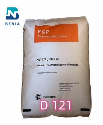 China Dupont FEP Teflón FEP D 121 Fluoropolímeros FEP Polvo Pellet Fluoropolímeros Material en venta