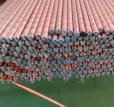 China 3 Meter Copper Coated Earthing Rod 8mm 16mm 20mm for sale
