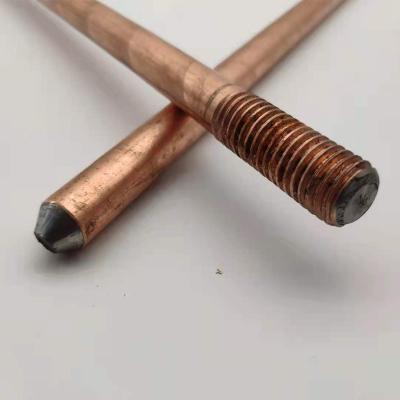 China 4ft Copper Bonded Earthing Rod 1m-3m 8mm-20mm for sale