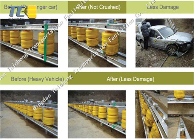 W Beam Rolling Guardrail Barrier Accident Car Transportation Facilities Guardrail 4