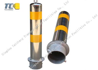China 316 Stainless Steel Parking Lot Bollards Removable Security Posts For Driveways for sale