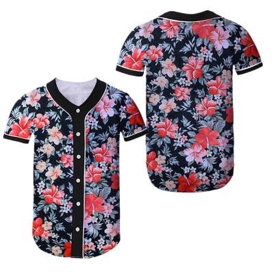 China Practical Washable Baseball T Shirt Jersey , Anti Shrink Baseball Sublimation Shirts for sale