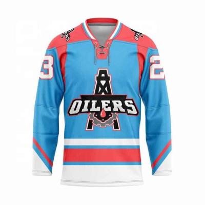 China Team Embroidered Hockey Practice Jerseys Multiscene V Neck Pro Neck for sale