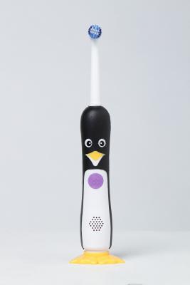 China Cartoon penguin design for Children Electric toothbrush with music timer TB-1040 with LED light for sale