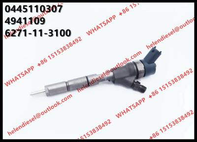 China 0445110307 BOSCH injector 0 445 110 307 , KOMATSU INJECTOR 6271-11-3100 6271113100 FOR PC70-8 /PC30-8, CUMMINS 4941109 for sale