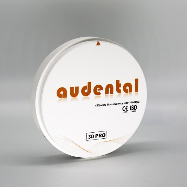 Audental Dental Material Lab CE Certificate 3D Pro Dental Zirconia Ceramic Block