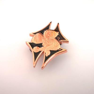 3D Rat Copper Finished Custom Soft Enamel Bike Show Lapel Pin