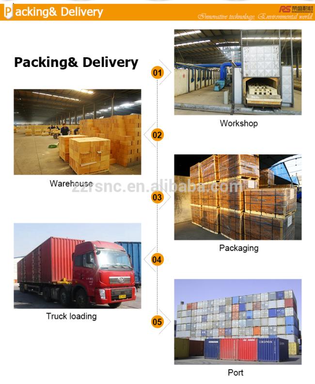 Magnesia Chrome corundum refractory brick using in high temperature kilns