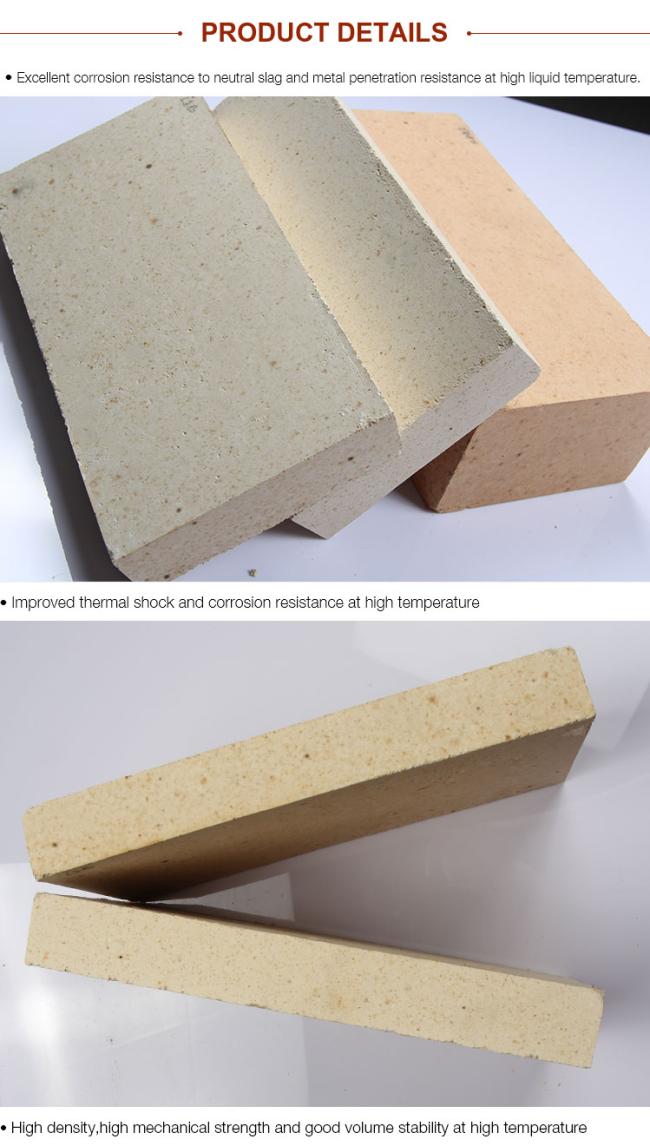 Refractory High Alumina Fire Bricks for air Furance and Melting Furnace