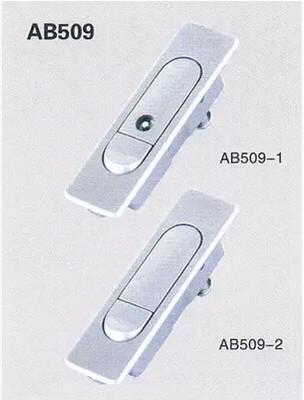 China AB509-1 push button cylinder lock, electrical panel locks panel door lock for sale