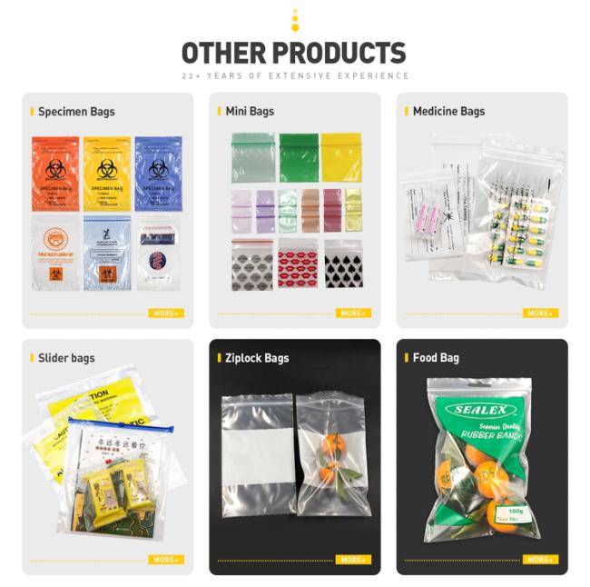 China Factory Clear Custom Printed Flat Opening PE Plastic Bag