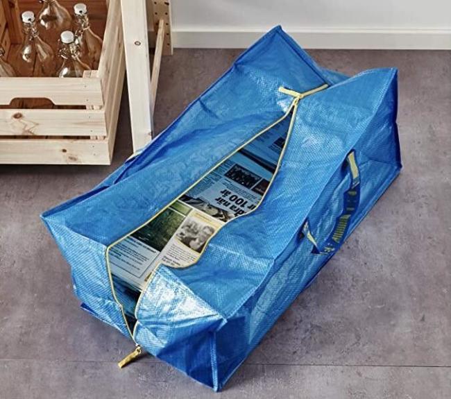 Eco friendly waterproof fashionable solid durable folding portable reusable carry on luggage bags for food