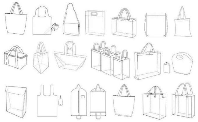 Customized PP Woven Packing Bags eco friendly recycle reusable pp woven shopping bag polypropylene Moving Supplies, Clot