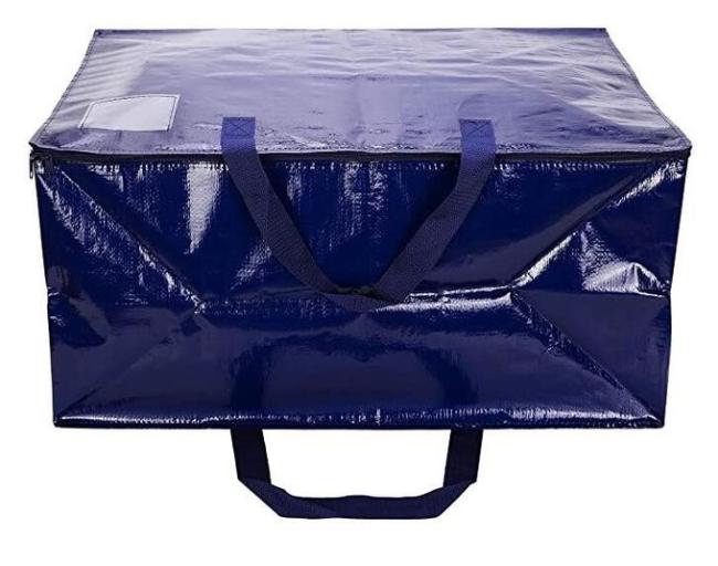 custom printing logo luxury large laminated non woven fabric storage luggage bag with zipper Handle Bag For Shopping