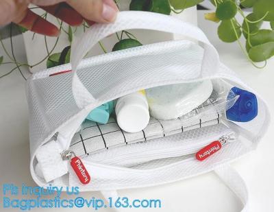 China polyester outdoor tote beach mesh bag for women/fashion nylon mesh shopping handbag, Nylon Mesh Beach Bag, carry, wallet for sale
