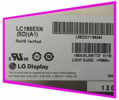 China LG 18.5 Inch LCD TV Panel LC185EXN-SCA1 30 Pin 16.7M Color 300cd/m2 Brightness for sale